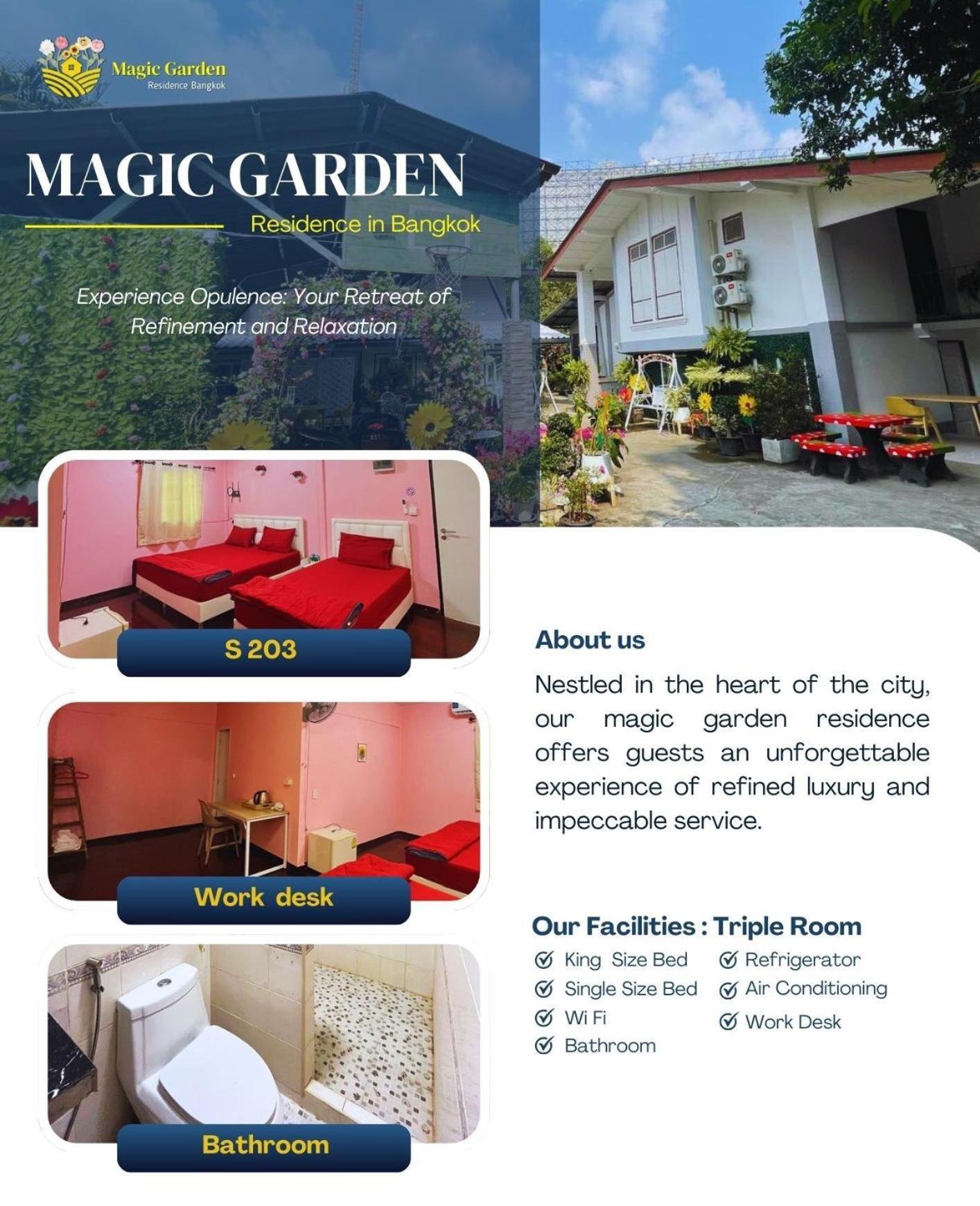 Magic Garden Residence Bangkok Exterior foto