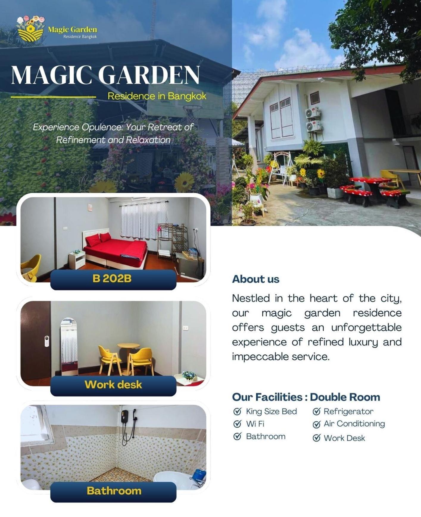 Magic Garden Residence Bangkok Exterior foto