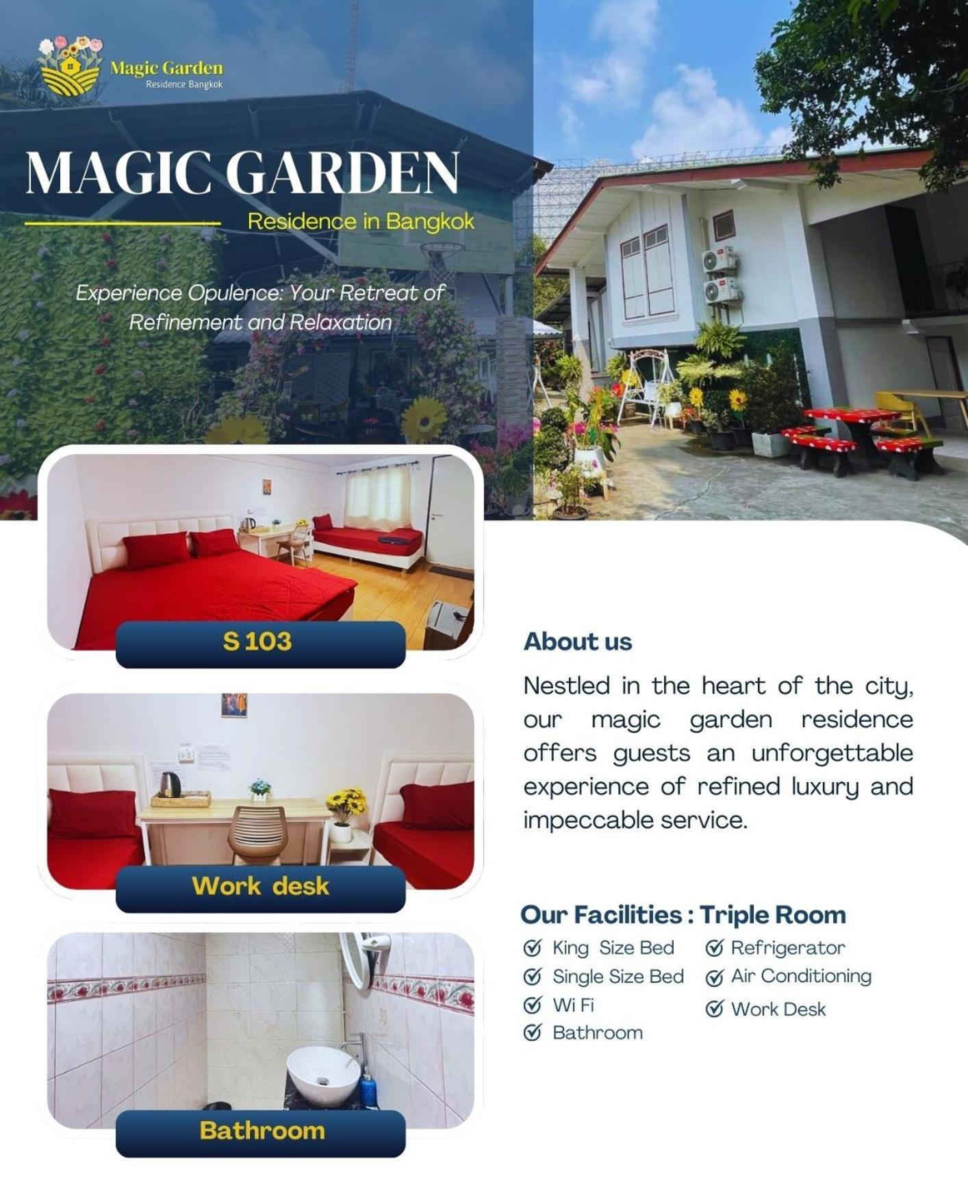 Magic Garden Residence Bangkok Exterior foto